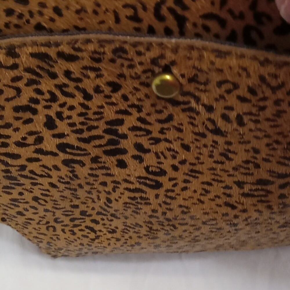 Madewell Crossbody Purse Women's The Slim Brooklyn in Mini. Animal Print - Picture 5 of 8